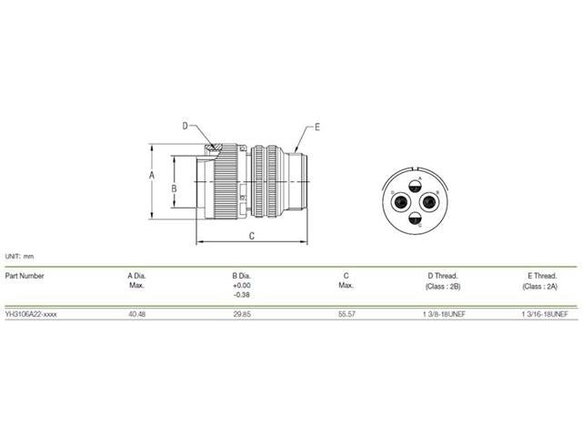 XY3106A-22-4S - MIL-Spec / MIL-Type -