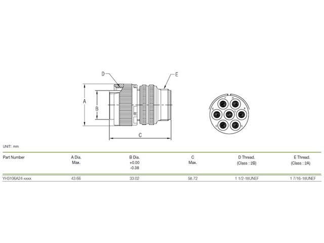 XY3106A-24-10S - MIL-Spec / MIL-Type -