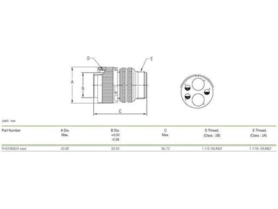 XY3106A-24-12S - MIL-Spec / MIL-Type -