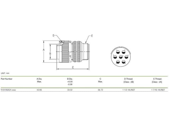 XY3106A-24-2P - MIL-Spec / MIL-Type -