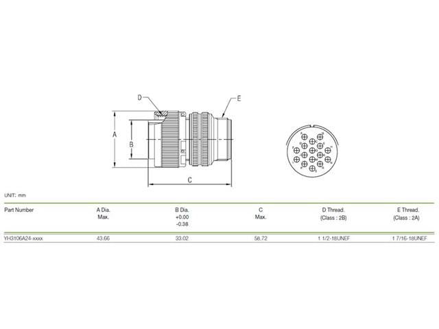 XY3106A-24-5S - MIL-Spec / MIL-Type -