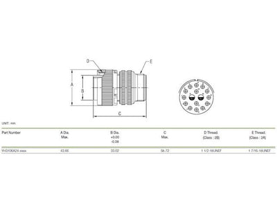 XY3106A-24-7P - MIL-Spec / MIL-Type -